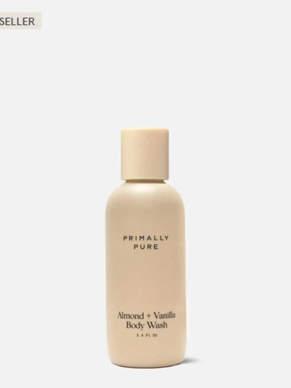 NWT Primally Pure Almond + Vanilla Body Wash (3.4 oz)